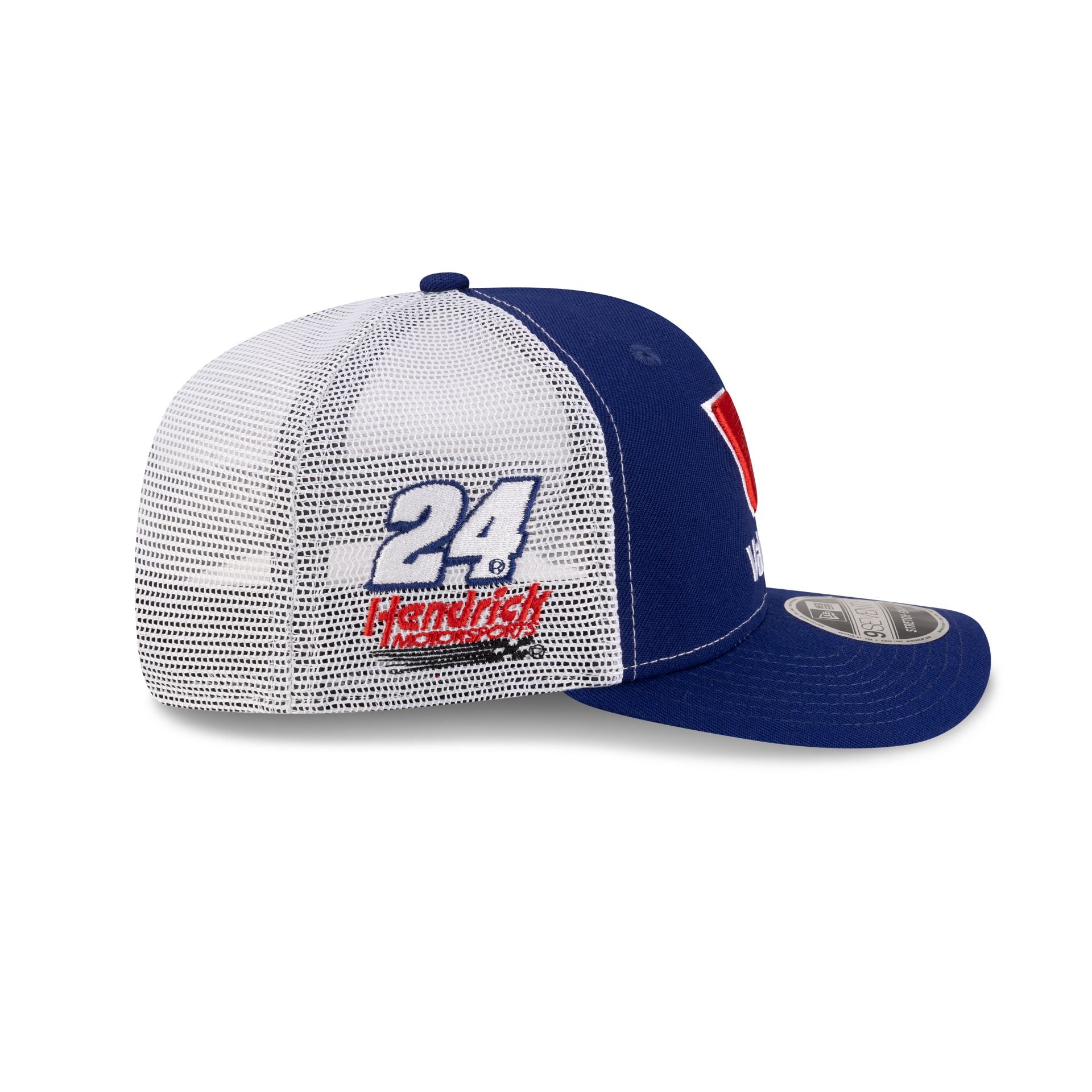 Hendrick Motorsports William Byron Valvoline Partner 9SEVENTY Stretch-Snap Trucker Hat - Image 4