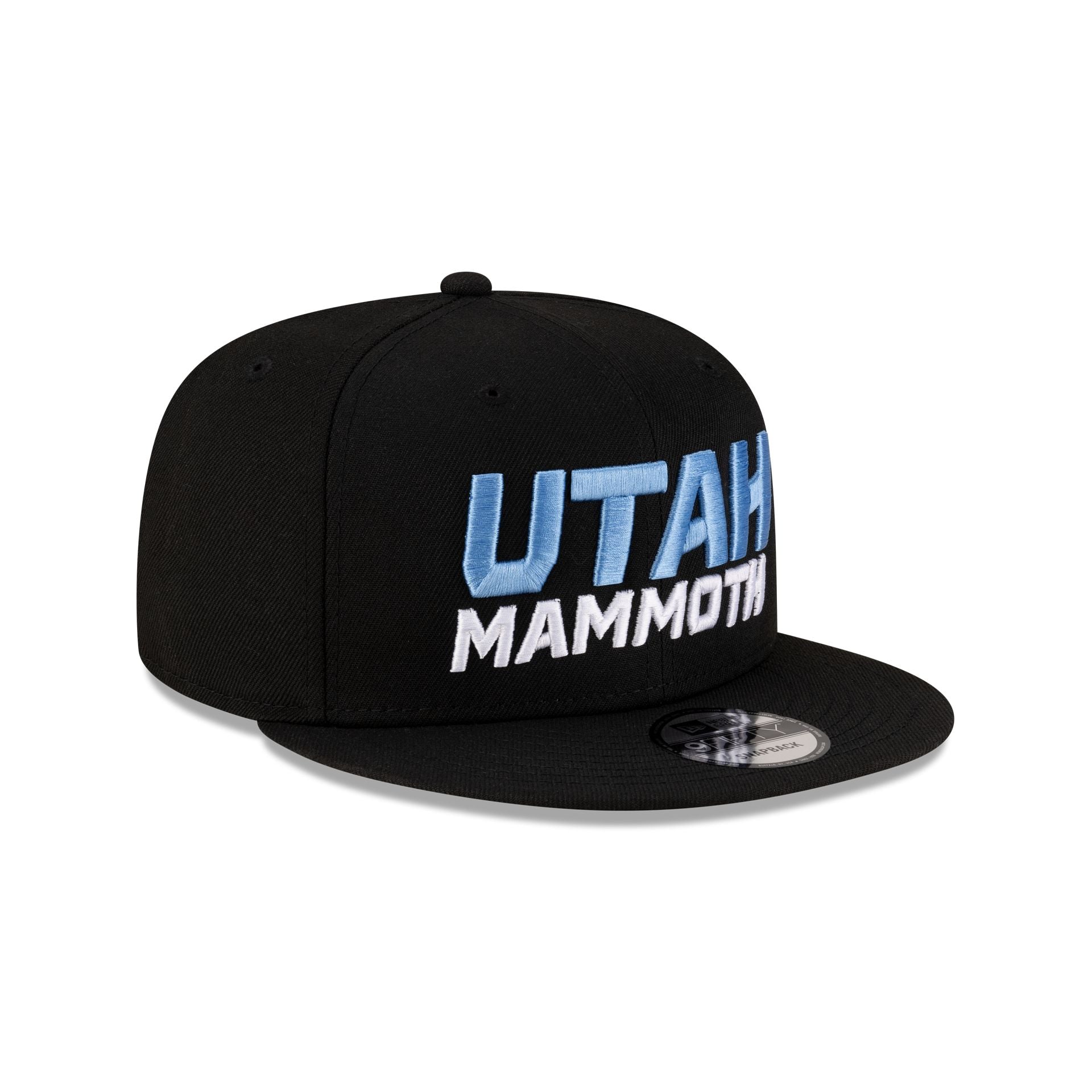 Utah Mammoth Black Stack 9FIFTY Snapback Hat - Image 3